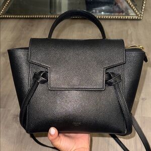Black Leather Women's Bag
